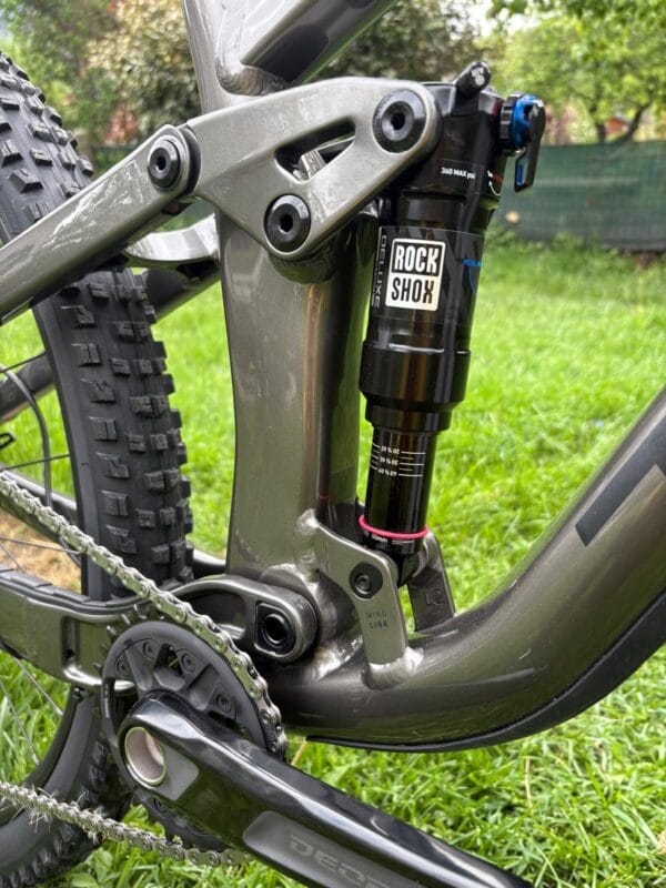 Trek Top Fuel 8 XT 3e gen Gris Mercury – Image 4